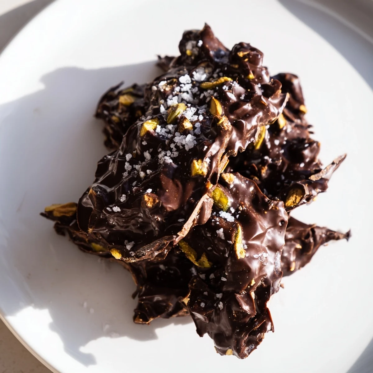 Indulge in this Kataifi Chocolate Crunch Bark, with a delightful blend of textures and decadent flavors.