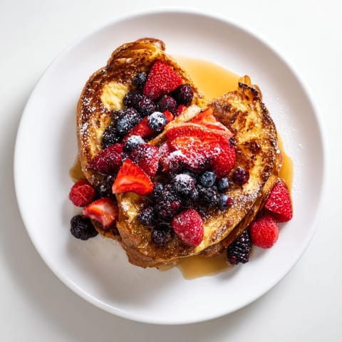 French Toast Berries Maple