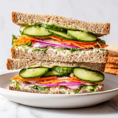 Crunchy Dill Pickle Veggie Sammie