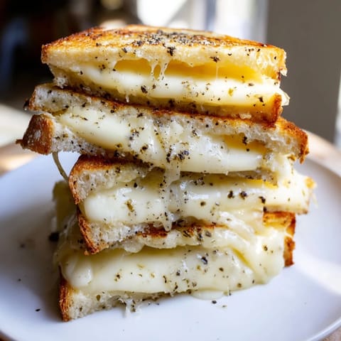 Truffle Oil Grilled Cheese