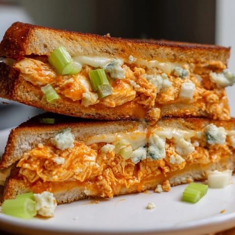 Buffalo Chicken Grilled Cheese