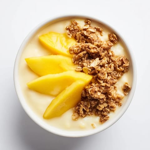 Mango Blended Overnight Oats