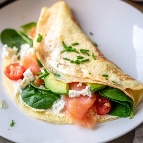 Blender Egg Crepe Wrap