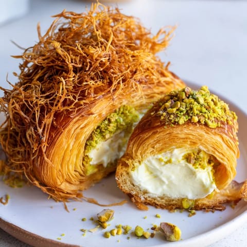 Pistachio Cream Croissants