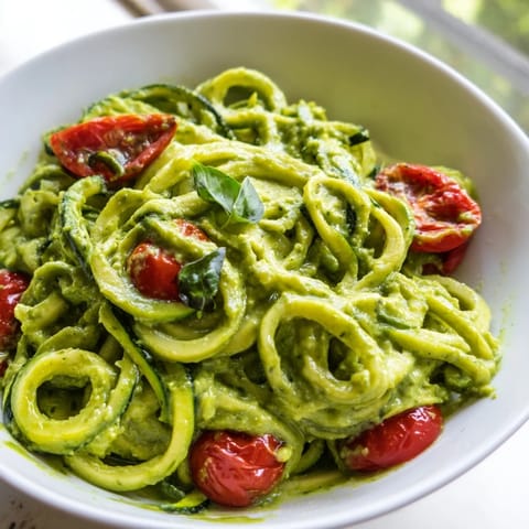 Avocado Pesto Zoodles