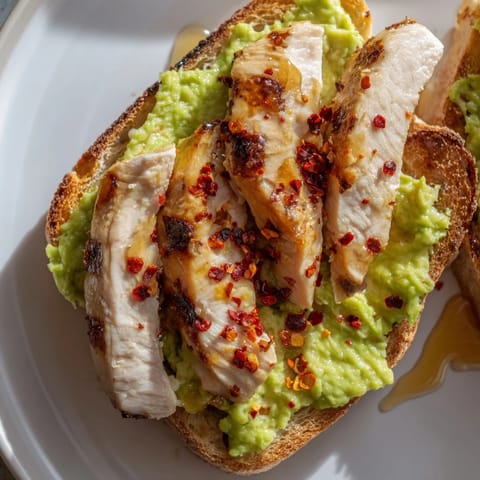 Grilled Chicken Avocado Toast