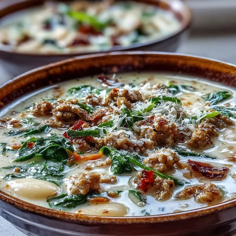 Creamy Tuscan White Bean Soup