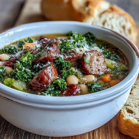 Italian White Bean Soup with Kale