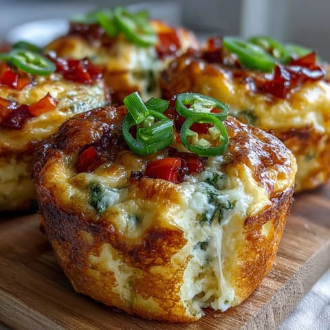 Keto Jalapeño Cheddar Egg Cups