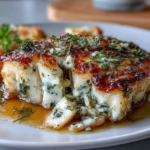 Garlic Herb Butter Cod