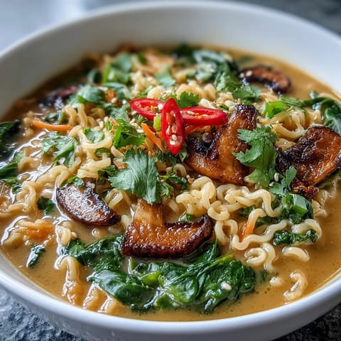 Vegan Coconut Curry Ramen
