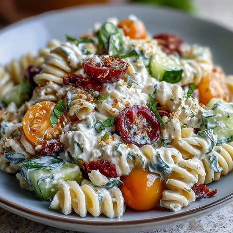 High Protein Cottage Cheese Pasta