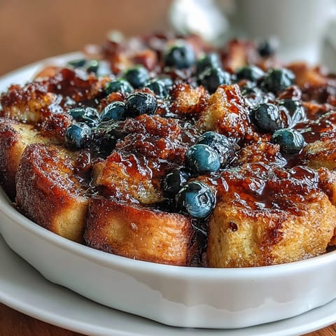 Blueberry Sourdough French Toast