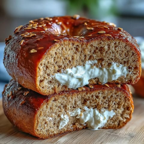 Honey Whole Wheat Bagels