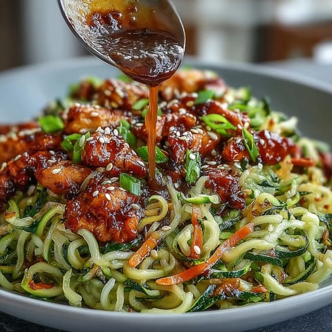Healthy Easy Zucchini Noodle Stir