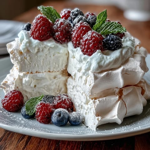 Mothers Day Pavlova Berries