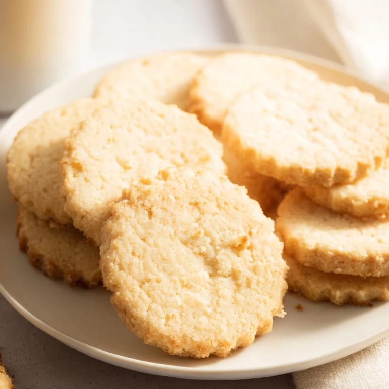 Freshly baked honey butter shortbread cookies, showcasing the delightful homemade cookie texture.