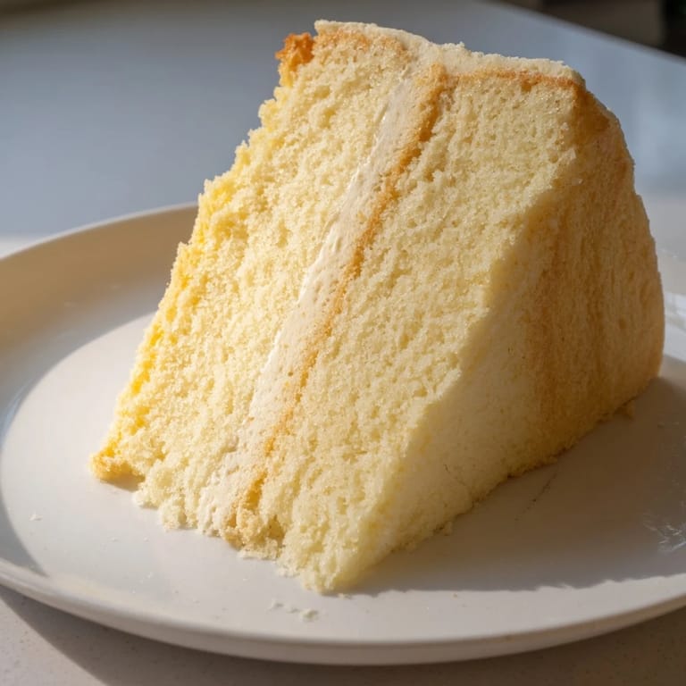 This light and airy Simple 3-Ingredient Vanilla Sponge Cake, baked until golden brown, is simple to make.
