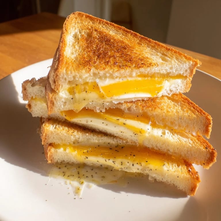 Melted sharp cheddar on a decadent Truffle Oil Grilled Cheese, served with a drizzle of fragrant oil.