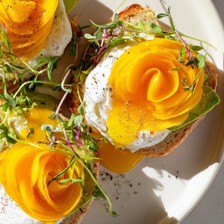 Enjoy the visually stunning Cloud Toast 2.0, served on toasted sourdough and drizzled with honey.