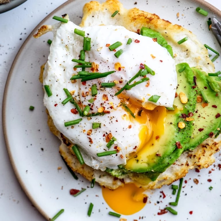 Serving suggestion for Cloud Bread Breakfast Clouds alongside mixed greens and cherry tomatoes, showcasing a vibrant, gluten-free morning meal.