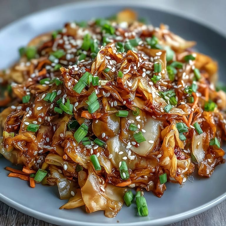 Served Hot and Sour Cabbage alongside fluffy white rice, offering a tangy vegan side dish for dinner.