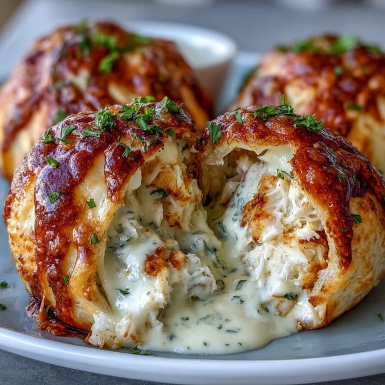 Plated Cheesy Seafood Tortilla Bombs with melted cheese and golden shells, paired with a glass of white wine for a dinner party appetizer.