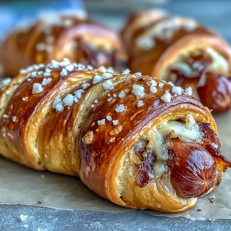 A platter of Soft Baked Cheesy Pretzel Dogs with mustard sauce is ready for a game day snack.