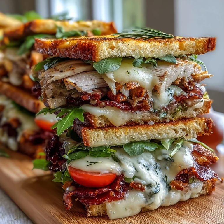 An inviting spread of smoked turkey, roast beef, cheeses, and vibrant veggies on a rustic board for easy sandwich building.
