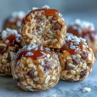 No-bake oat bites with peanut butter and chocolate chips, a healthy, chewy snack perfect for on-the-go energy.  